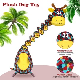 Tough Indestructible Dog Toys for Large Aggressive Chewers, Durable Dog Chew Toy for Large Breed,Aggressive Chew Toys for Large Dogs With Cotton Material & Crinkle Paper,Dog Chewing Toys Small Large