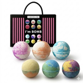 I'm Balm Bubble Carbonated Bath Salt A Type Gift Set 6 Pieces, 720g, 1 Piece / 아임밤 거품 탄산 입욕제 A타입 선물세트 6개입, 720g, 1개