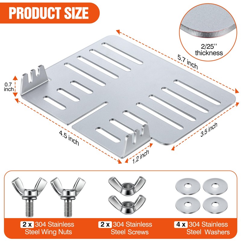 Dreyoo Heat Powered Stove Fan Mounted Accessories, Compatible with Mr.