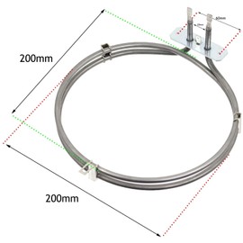 SPARES2GO Heater Element for Lamona LAM4600 LAM4603 LAM4604 LAM4605 LAM4606 LAM4607 Fan Oven Cooker (1800W)