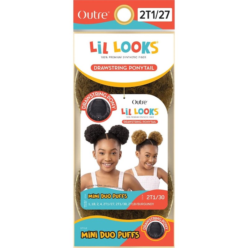 Outre Lil Looks Drawstring Ponytail - MINI DUO PUFFS (1)
