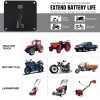 ECO-WORTHY 10W Solar Car Battery Charger Maintainer 12V Waterproof Solar