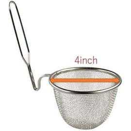 Japanese Miso Soup Bowl, Misokoshi, Miso Strainer Dissolving, Soup Stock Strainer, Stainless Steel, with Hook Version, 4inch
