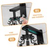 Ciieeo 1 Set Claw Rotating Wall Mounted Hook Aluminium Alloy