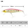 DAIWA Sawara Minnow Sagosy Z 95HS Cayme Eagle Red Berry