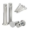 Pack of 4 Clevis Pins, Locking Bolts, Pin Pins, Stainless
