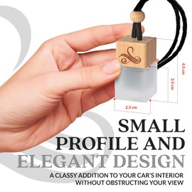 Inviktos Car Cologne Air Freshener for Men with Vent Clip | Strong Automotive Freshener with Inviktos Fragrance | Odour Eliminating Car Air Fresheners by Perfa