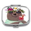 Pill Box Cute Alpaca Large Capacity Every Morning and Afternoon