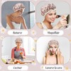 Gorros para Regadera, 3 Piezas, Ajustable, Impermeable, Mujer Reutilizable, Doble
