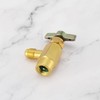 YINETTECH R600a Refrigerant Valve Bottle Opener Brass 7/16" Female Thread