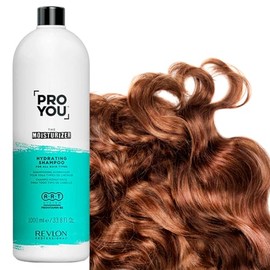Shampoo Hidratante The Moisturizer Proyou Moisturizer | Para Cabello Seco | Brillo Y Suavidad | Mejora La Resistencia | Contiene Provitamina B5 | 1000 ml | Producto Profesional de Uso Diario