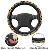 Wildflower Car Steering Wheel Cover, Non-Slip Breathable Steering Wheel for
