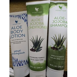 Forever Living NEW! Forever Living Aloe-Jojoba Shampoo/ Conditioning Rinse/ Aloe Body Lotion