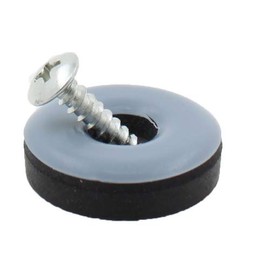 (4pcs) 25mm Round Screw-in PTFE Teflon Furniture Glides by Lifeswonderful®