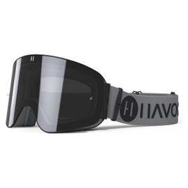 Havoc Racing Magnetic Frameless Goggles - For Motocross, Dirt Biking, Snowboarding, ATV, & UTV - Hammerhead Goggles & Clear Lens Bundle