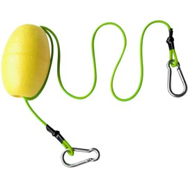 Drift Anchor Tow Throw Leash Line with EVA Buoy Float & Clip/Markers for Anchors at the Beach, Lake, or Sandbar Water/High Visibility-Find Your Anchor-Prevent Accidental Hitting or Stepping on Anchors