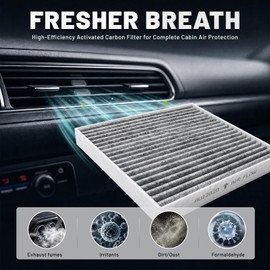 Trailspire CF12820) Cabin Air Filter Replacement for Hyundai Elantra, Tucson, Santa Fe, Sonata, IONIQ 5/6, Santa Cruz, Kona, KIA Sportage, Sorento, EV6, EV9, Genesis GV60 - Fits 2020–2026