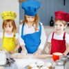 16-Piece Children's Apron and Chef Hat Set, Adjustable, with 2-Pocket