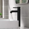 Ivy Single Hole, Single-Handle, High Arc Bathroom Faucet in Matte