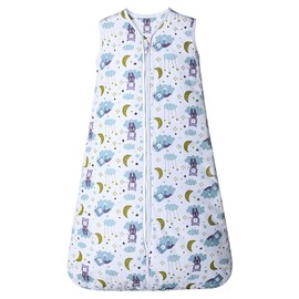 Lictin Baby Sleep Bag, 100% Cotton 1.0 Tog Baby Sleeping Bag, Sleeveless Swaddle Blanket with Adjustable Length, Baby Blanket For Newborn Boy Girl, Newborn Baby Gift, New Born Baby Essentials 18-36M
