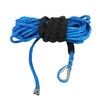 raseparter 5/16In x 50Ft 12000Lbs Blue Synthetic Winch Rope Cable