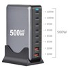 OnlyTech - Mains Charger 500W Multi Socket HUB 8 USB