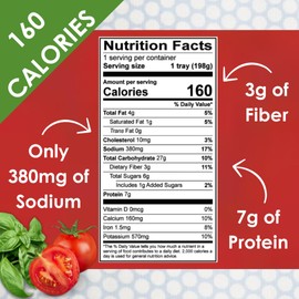 Miss Olives Cheese Ravioli, Shelf Stable, Lower Sodium Ready Meal, 7 ounce (Pack of 12)