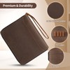 Ringsun A5 Leather Journal Notebook Cover 5 x 8 inch