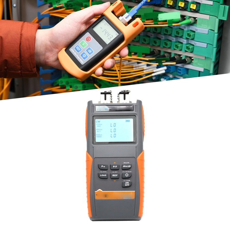 Fiber Optic Cable Tester Handheld Portable PON Optical Fiber Power