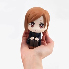 Slamwave Anime JJK 10cm Figure - Itadori Yuji, Gojo Satori Figurines - PVC Model Gift Car Decoration, Desktop, Collection, Birthday Present for Anime & JJK Fans (Kugisaki Nobara)