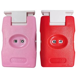 2 Pcs Mini Crochet Stitch Counter Knitting Stitch Row Counter Manual Knitting Stitch Row Crocheting Counter for Sweater Needle Knitting Tools DIY Manual Counting