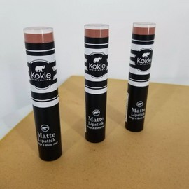 Lot of 3 Kokie Professional #79 Paprika Matte Lipstick Lip Color Longwear Opaque