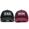 Wodeal 2PCS Est 2025 Mom and Dad Hats for New