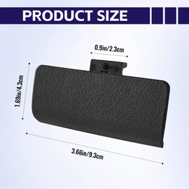 ZOKYUYS Passenger Front Glove Box Handle Latch, Compatible with Chevy Sonic 2012 2013 2014 2015 2016 2017 2018 2019 2020, Replace 42389792 (Black)