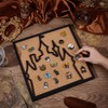 BENECREAT Square Castle Pin Board Cork Board, 30x30cm Bulletin Display