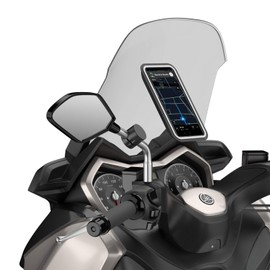 Shapeheart - Magnetic Motorbike Mirror Phone Holder PRO, Moped Phone Holder Smartphone Holder, Anti Vibrations Waterproof Mount, 360° Orientation