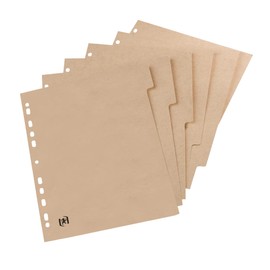 Elba Touareg Suspension File Cardboard Brown 6pièce Divider – DIVIDER (Brown (S), Cardboard, A4, 210 mm x 297 mm 120 g)
