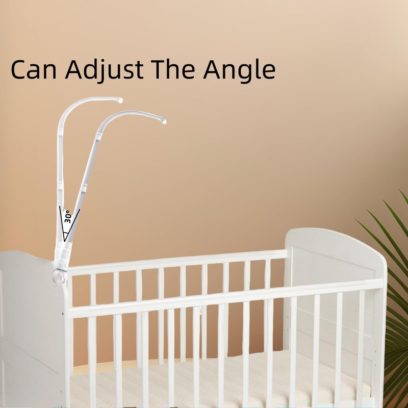 Sweetfamily 32 inch Crib Mobile Arm Nursery Mobile Arm Baby