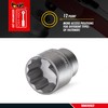 Teng Tools 13MM 1/4 Inch Drive 12 Point Metric Shallow