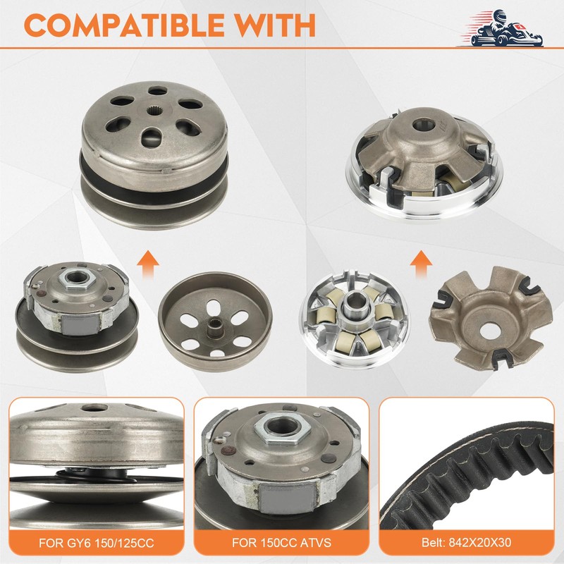 Fit for Gy6 150cc clutch set, Fit for Gy6 125cc/150cc