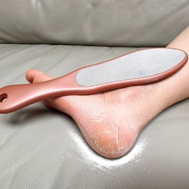 Naekkeodeuktem Exfoliating Foot File Foot Brush Rose Gold Foot Brush