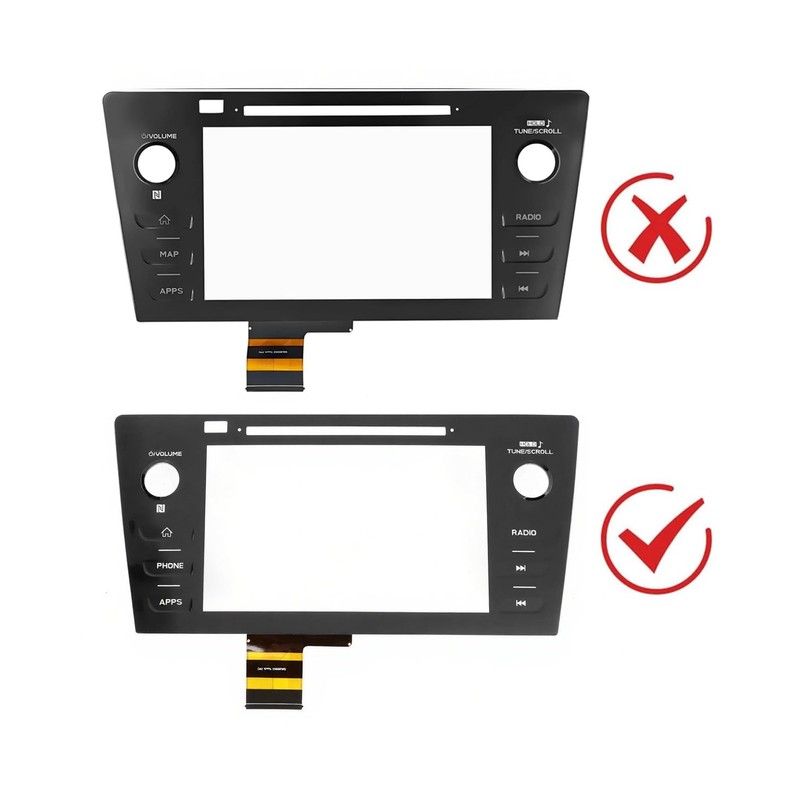 TepHnf Touch Screen Digitizer Radio Replacement for 2018 2019 Subaru