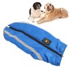 Dog Jacket Polyester Reflective Autumn Winter Warm Comfortable Pet Warm