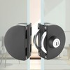 Glass Door Auxiliary Lock Locking Mechanism