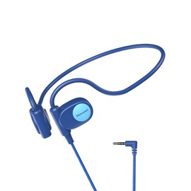 Mehomeli Mehomeli Kid Headphones for School, Air Conduction Open Ear Headphones, 3.5mm Jack Wired Cord, Ultra-Comfort, Ergonomic and Lightweight Design Perfect for School and Outdoor Activities-Blue