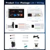 Orderich Wireless Carplay Car Stereo Single Din with Wireless Android