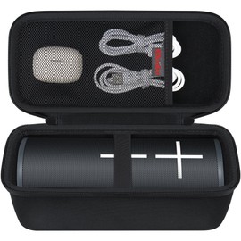 Elonbo Carrying Case ​for Ultimate Ears MEGABOOM 4/3 Portable Waterproof Bluetooth Speaker, MEGABOOM 4 Wireless Speaker Travel Storage Cover, Extra Mesh Pocket Fits Charging Cable, Black