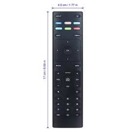 XRT136 Universal Remote Control Replacement Compatible with VIZIO TV LED LCD HD 4K UHD HDR Smart Television M558-G1 P659-G1 M507-G1 D32h-G9 PX65-G1 V556-G1 V436-G1 D55-F2f D50-F1 PX75-G1 D40f-F1
