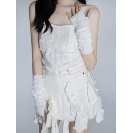 Yogwoo Women's Arm Covers, Arm Warmers, Fingerless Gloves, Multiple Styles Including Punk, Gothic, Harajuku, and More