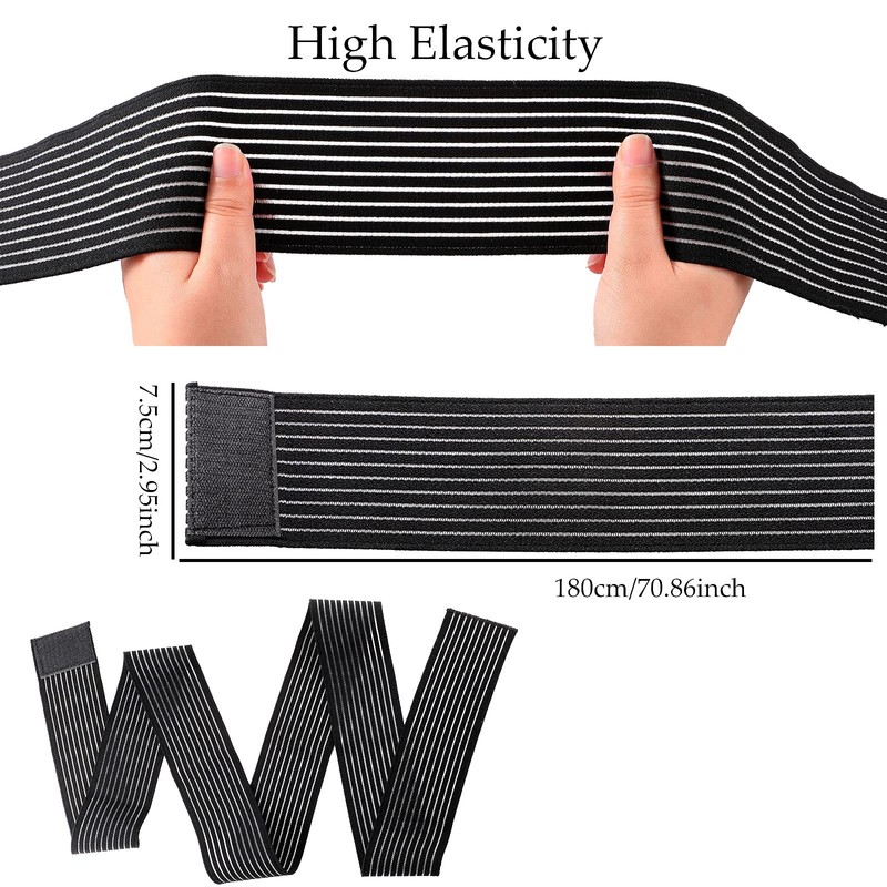 Syhood Compression Bandage Wraps for Leg, Elastic Calf Compression Sleeve